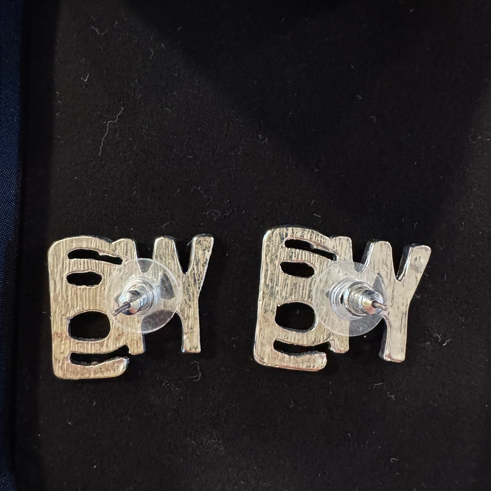 Silver earrings - Picture 2 of 2